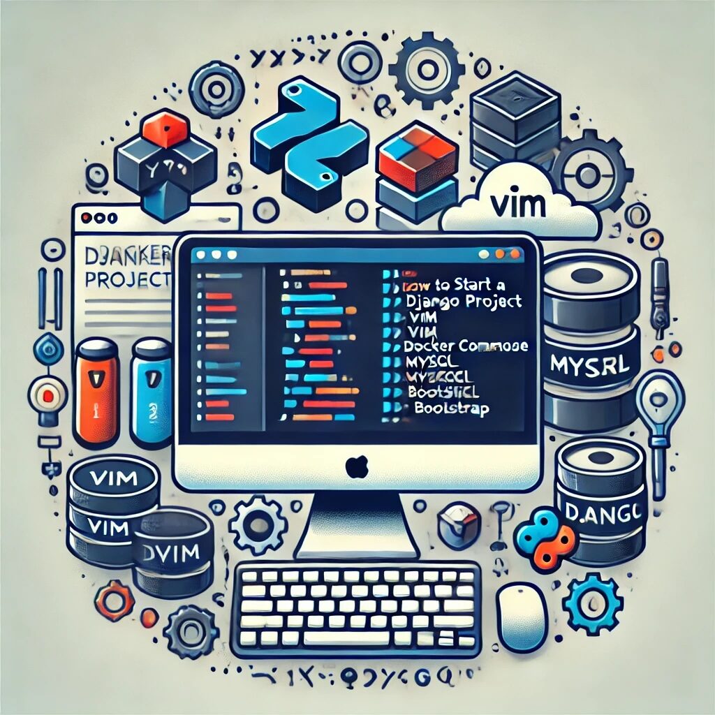 How to Start a Django Project with Vim, Docker Compose, MySQL, and Bootstrap