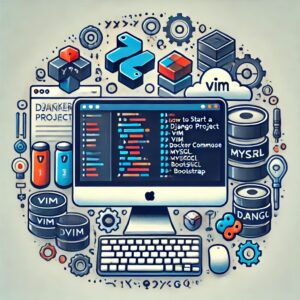 How to Start a Django Project with Vim, Docker Compose, MySQL, and Bootstrap