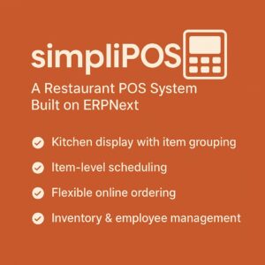 simpliPOSのご紹介：ERPNextを基盤にしたスマートPOSシステム