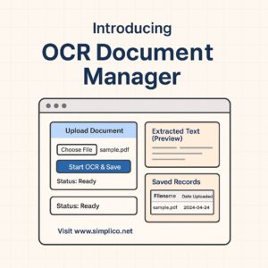 OCR Document Managerのご紹介：書類を簡単にテキスト化できるWebアプリ