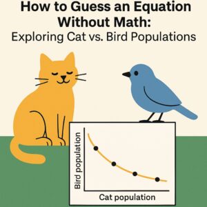 数学なしで「方程式」を推測する方法：猫と鳥の個体数の関係を探る