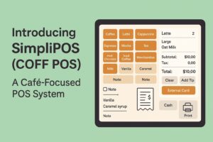 SimpliPOS（COFF POS）：カフェのために設計されたシンプルで使いやすいPOSシステム