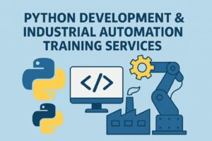 บริการพัฒนาและฝึกอบรม Python สำหรับโรงงานอุตสาหกรรม (Factory Systems)