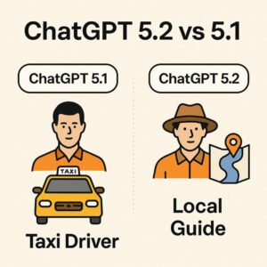 ChatGPT 5.2 と 5.1 の違い ― たとえ話でわかりやすく解説