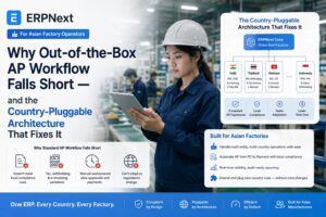 日本の製造拠点における ERPNext + AI: 経理自動化のギャップを埋める方法