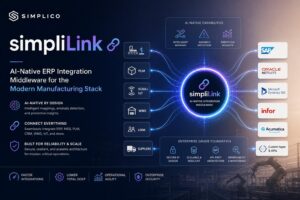 simpliLink: 제조 현장을 위한 AI 네이티브 ERP 통합 미들웨어