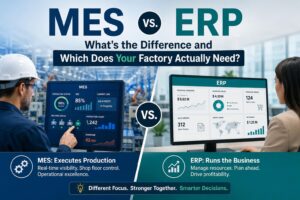 MES vs ERP：違いは何か、工場に本当に必要なのはどちらか？