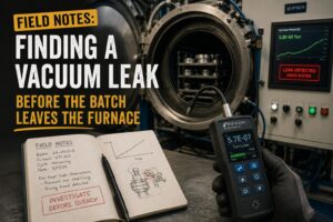 Field Notes: Finding a Vacuum Leak Before the Batch Leaves the Furnace