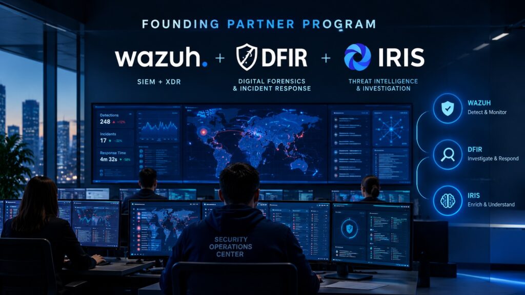 創業パートナー募集：Wazuh・DFIR-IRIS・Shuffle で構築するオープンソースSOCプラットフォーム
