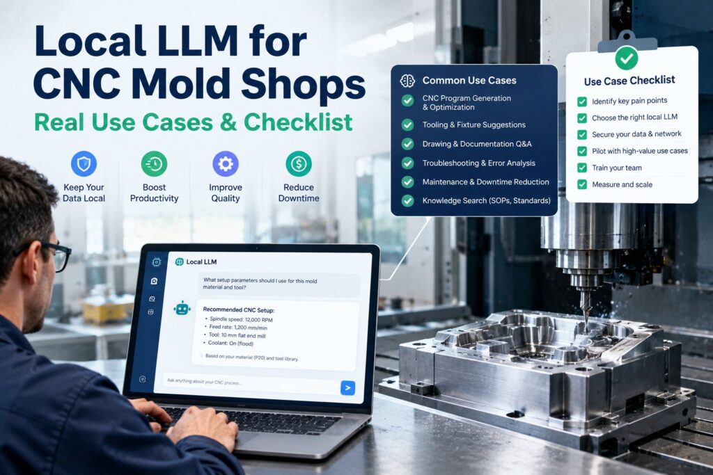LLM แบบ Local สำหรับโรงงาน CNC และโรงงานแม่พิมพ์: ทำอะไรได้ดี อะไรไม่ควรให้แตะ และควรทดสอบอะไรก่อน